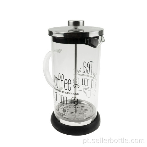 1L Glass Silk Printing Coffee Maker